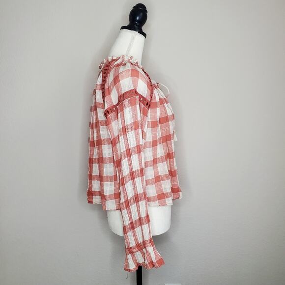 Free People Honey Grove Blouse Small - Picture 2 of 9